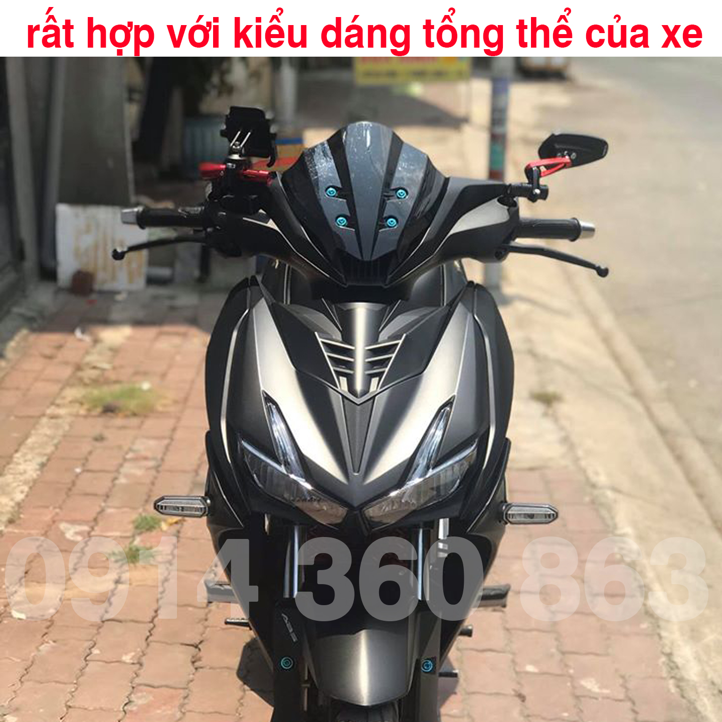 [ xả kho ] Mão chắn gió Winner X Kiểu Honda