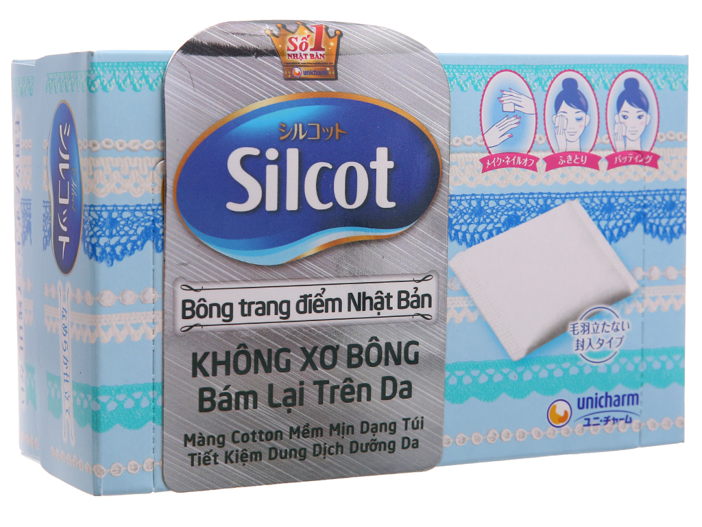 Bông Trang Điểm Silcot 82 Miếng