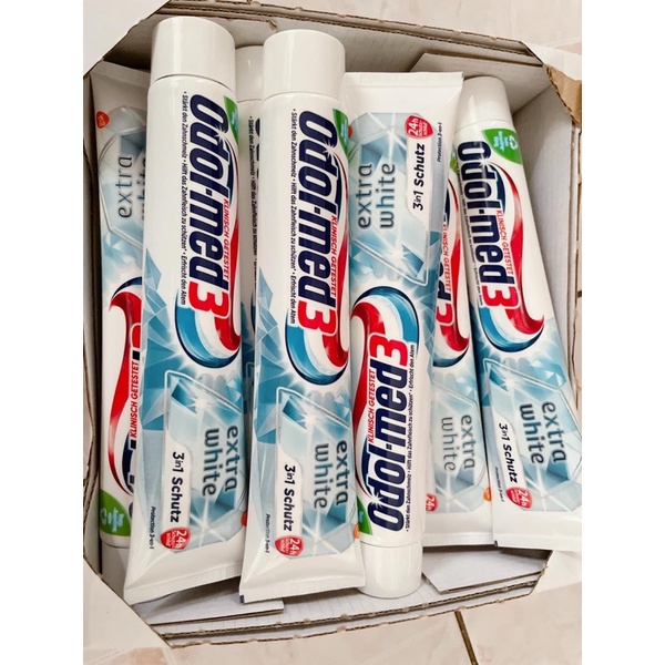 [ HÀNG NỘI ĐIA ĐUC] Kem đánh răng Odol- med 3 extra white