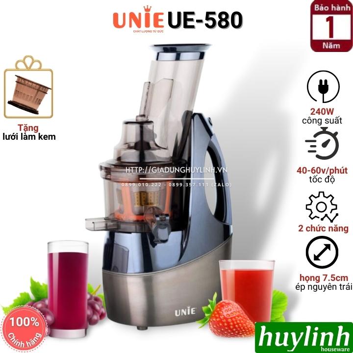 Máy ép trái cây chậm unie ue-580 - 240w - tặng lưới làm kem