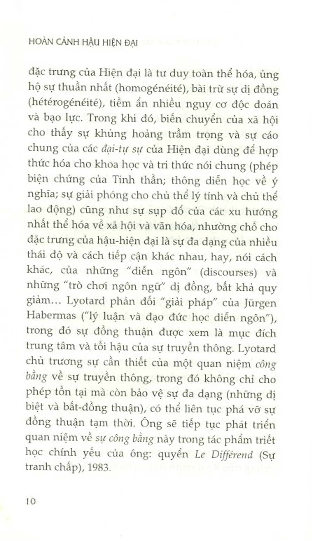 Hoàn Cảnh Hậu Hiện Đại