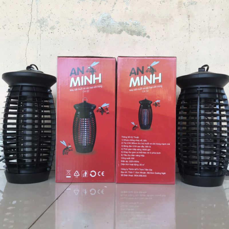 Đèn bắt muỗi và diệt muỗi  model CA02 bảo hành 06 tháng