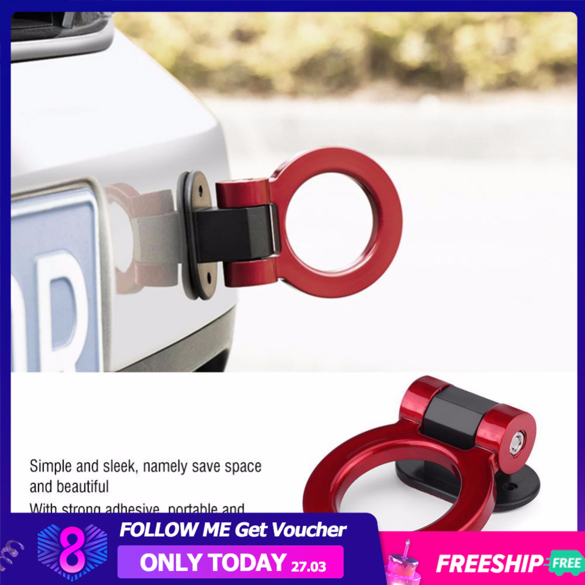 Yotown Móc kéo xe ôtô màu đỏ