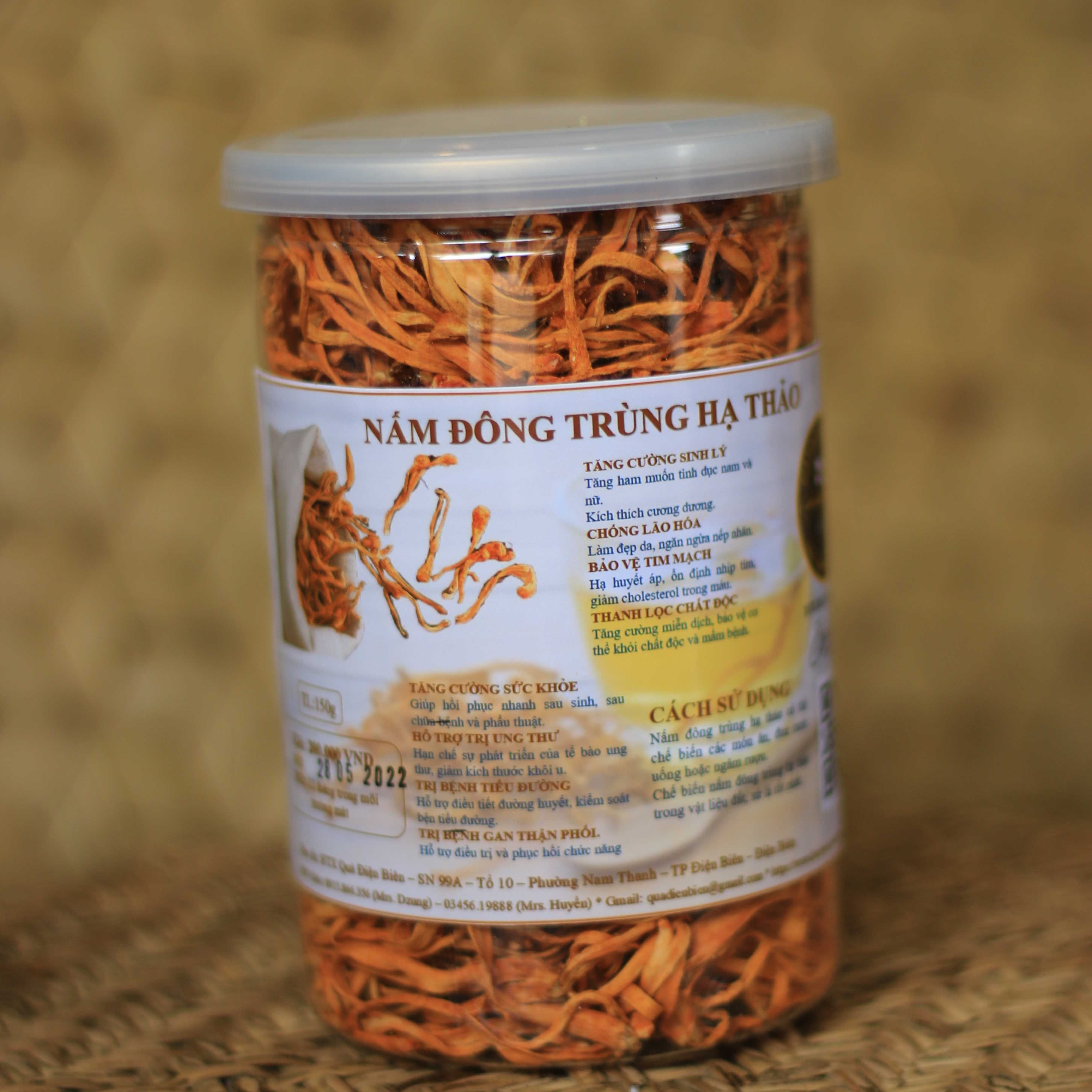 NẤM ĐÔNG TRÙNG KHÔ ĐIỆN BIÊN (phần thảo)