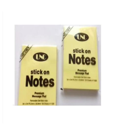 Giấy note vàng UNC 2x3 inches - 3 xấp