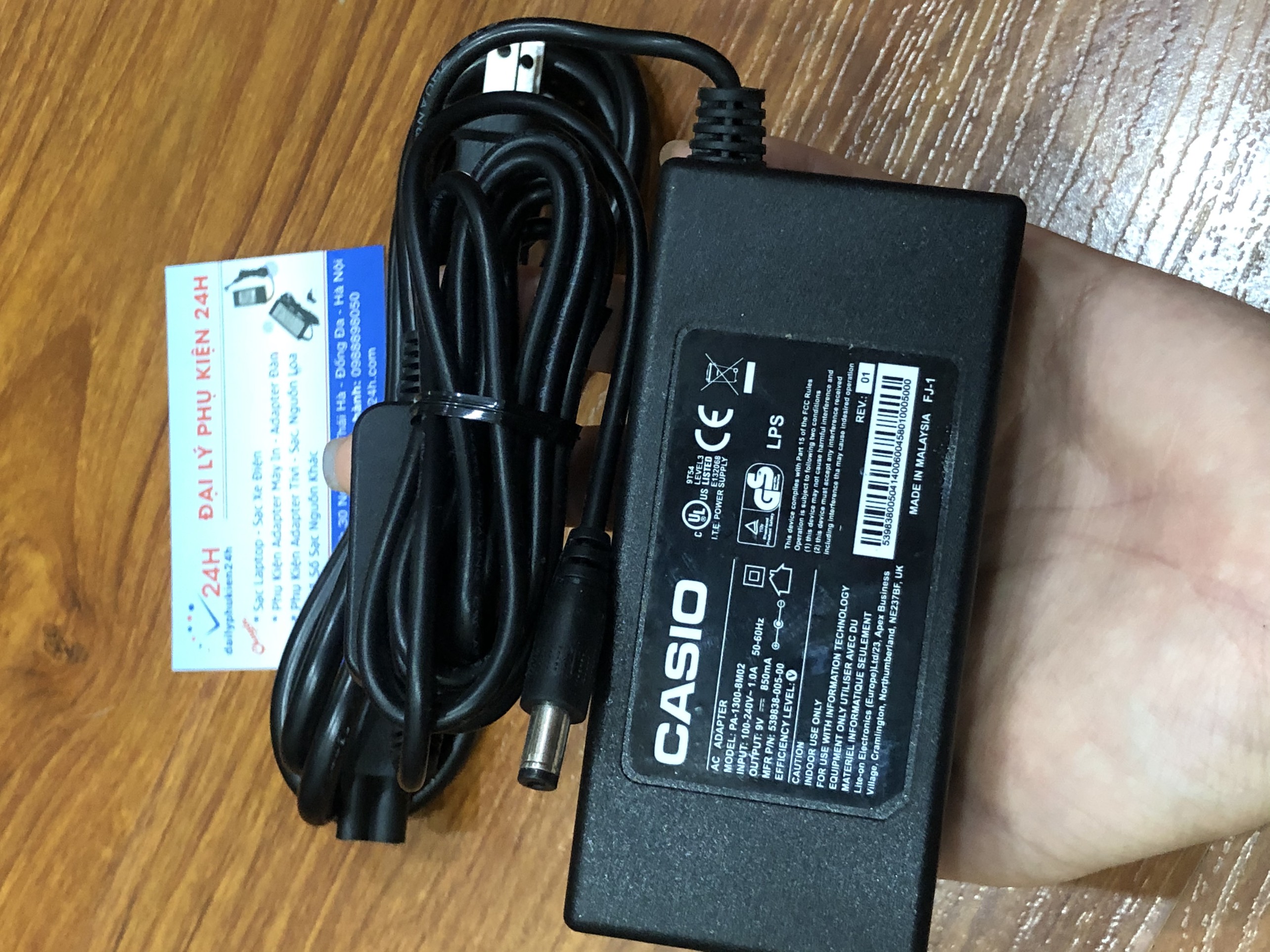 ADAPTER NGUỒN ĐÀN CASIO CTK-450 (dây nguồn loại xịn