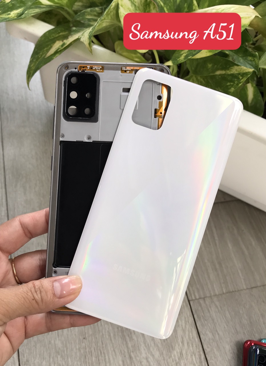 Bộ vỏ Samsung A51(kèm phím +kính camera)