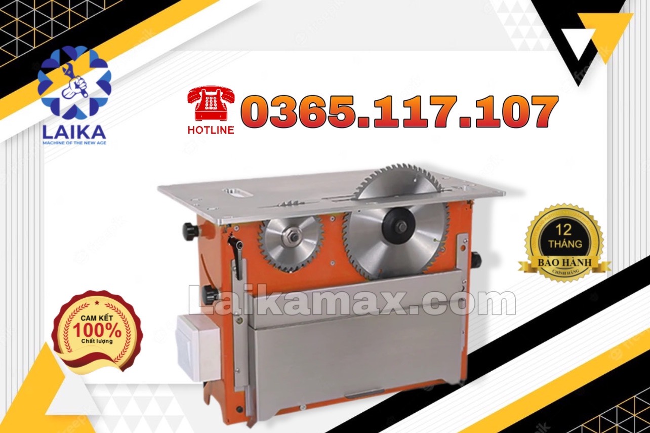 Máy cưa bàn trượt mini động cơ máy cắt