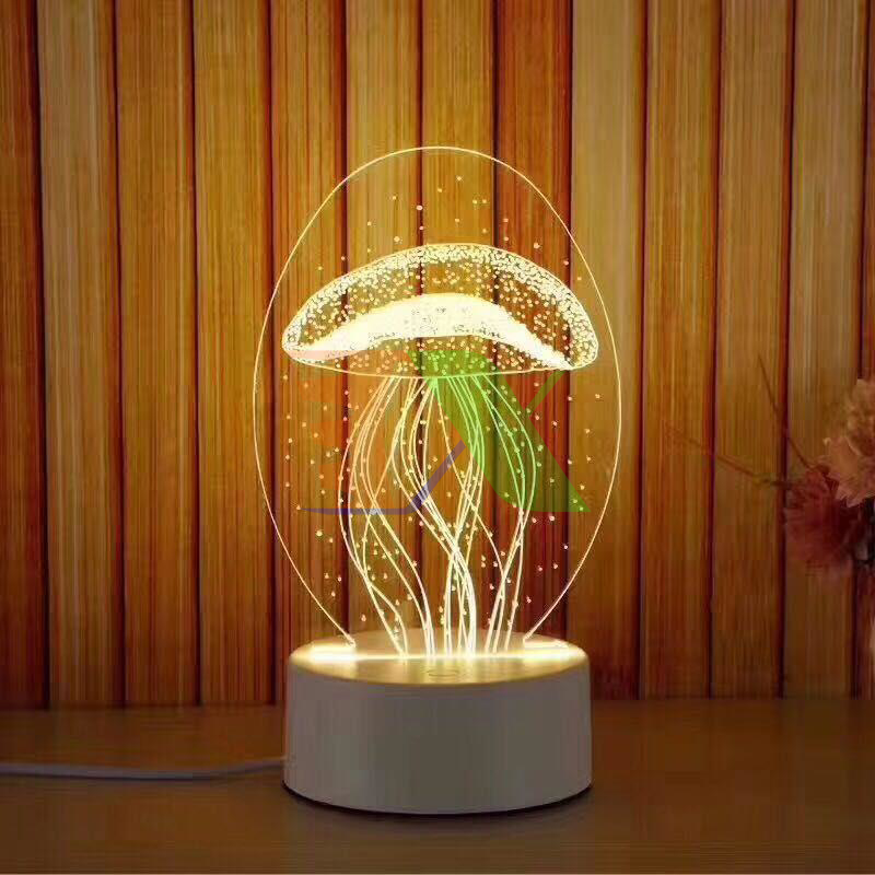 Chân đế Đèn ngủ, đèn trang trí Led 3D