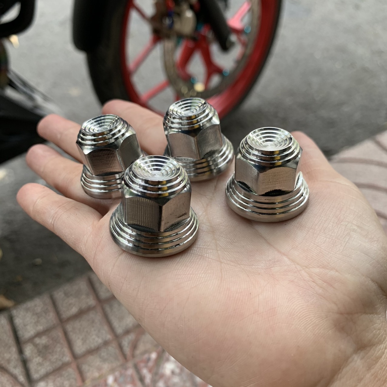 [HCM]CẶP CỐT + TÁN TRƯỚC SAU INOX CHO EX150
