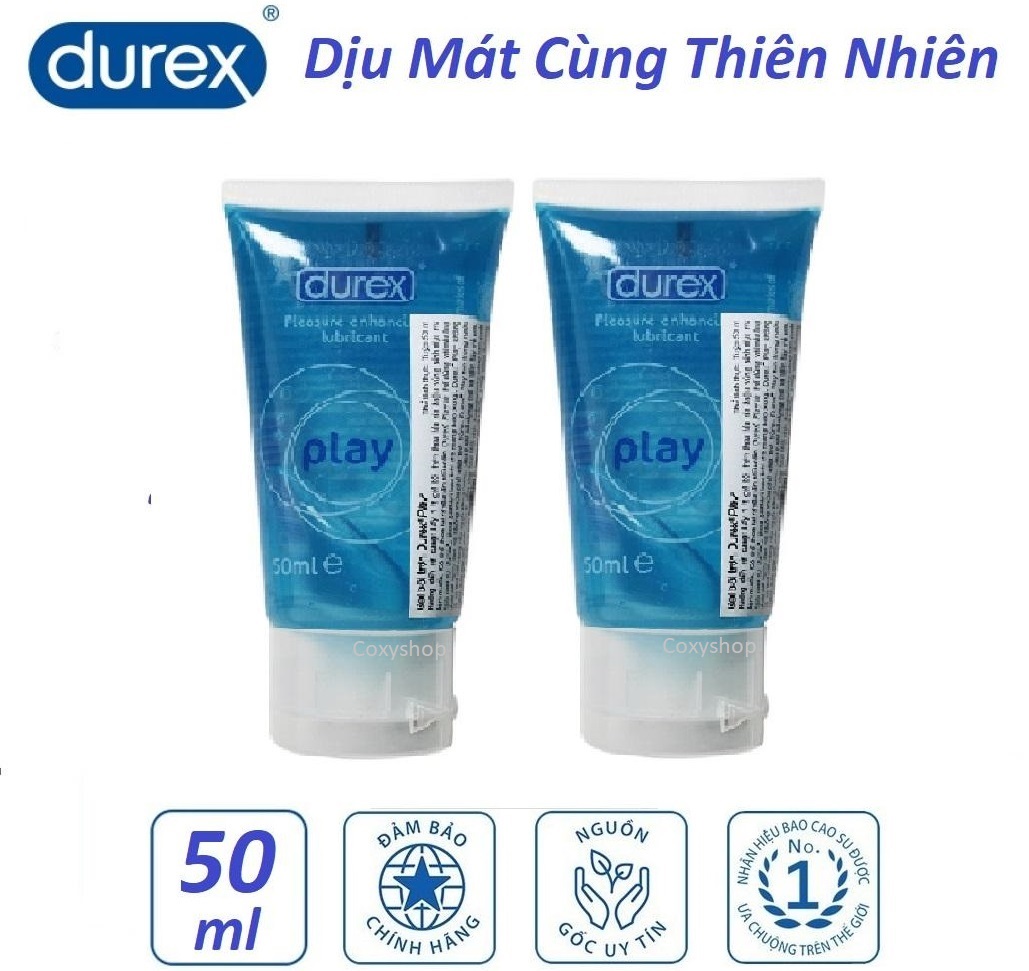 HCMCombo 2 chai gel bôi trơn Durex Play 50ml