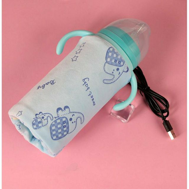 cuốn giữ nhiệt Túi giữ nhiệt ủ bình sữa USB cho bé
