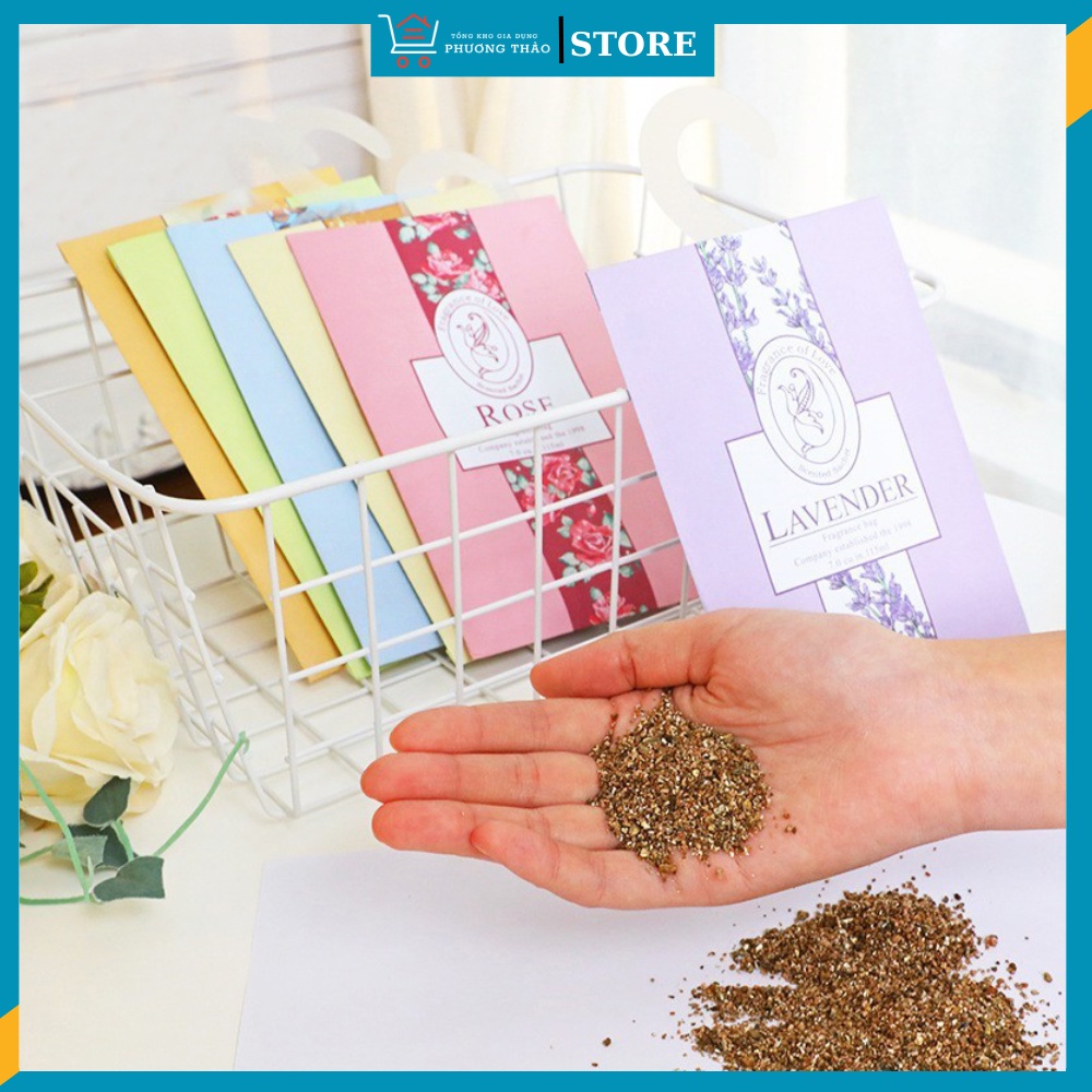 Túi thơm treo tủ quần áo treo trên xe hương lavender thơm