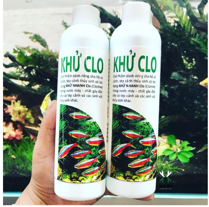 Thuysinh az - khử clo || dung dịch khử nhanh clo nước máy - khử clo nước mới cho hồ cá cảnh, thủy sinh