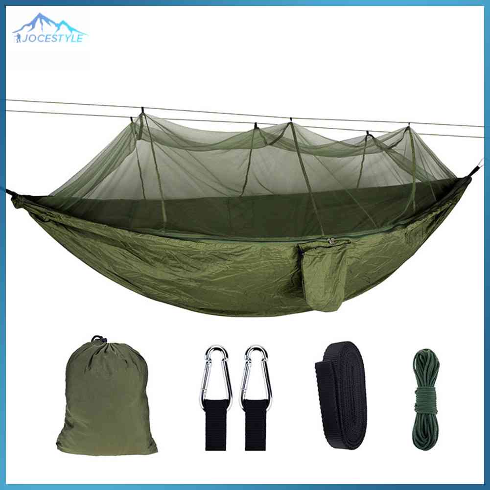 Portable Camping Tent Hammock Awning Mosquito Net Canopy Sleep Swing Bed
