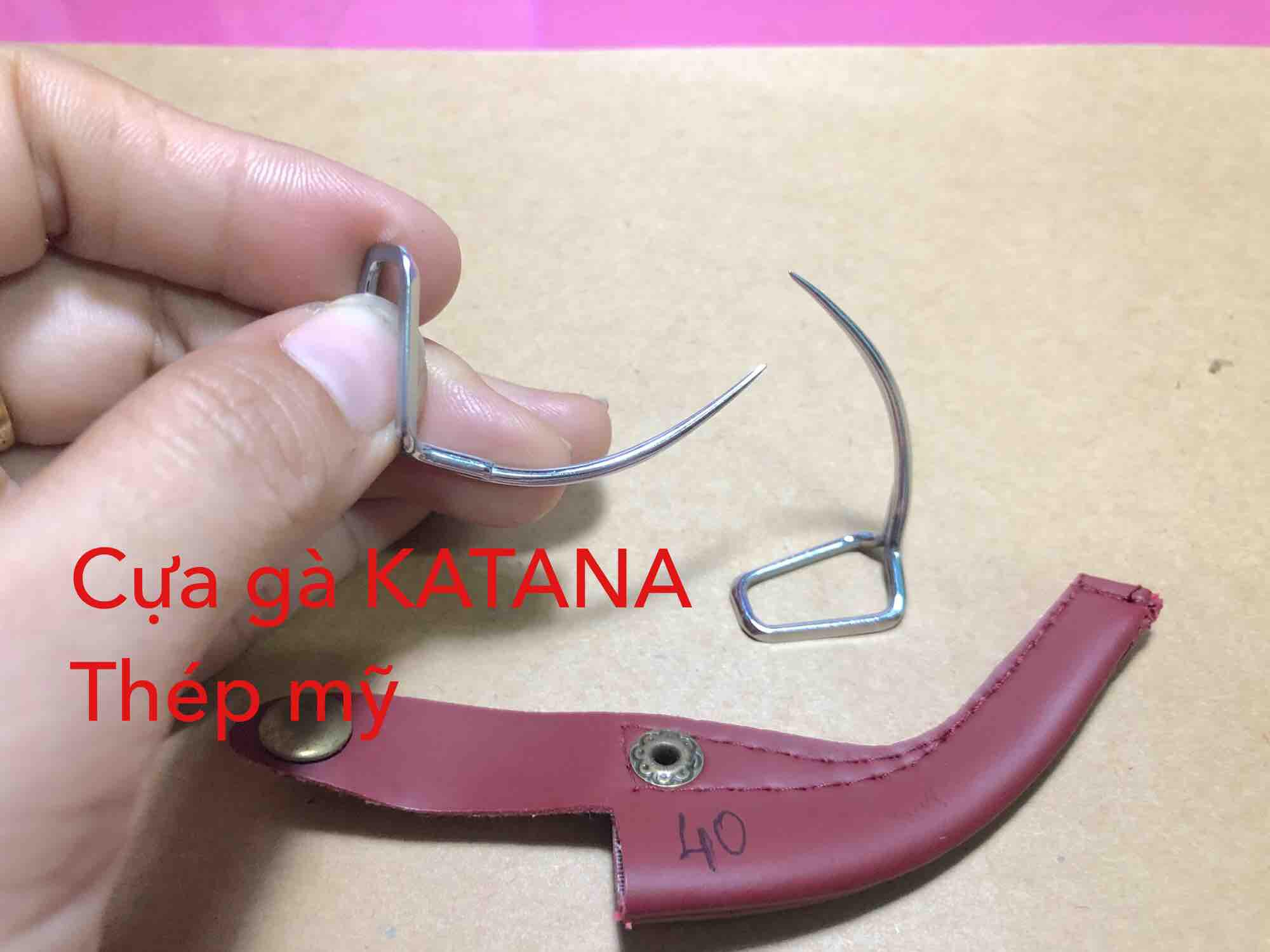 [HCM]Cựa gà tre 40 thép mỹ