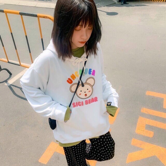 áo hoodie nữu,áo nỉ chui trơn nữu form rộng lót bông mềm siêu thú cực xinh cá tính trẻ trung phong cách lịch lãm 2020