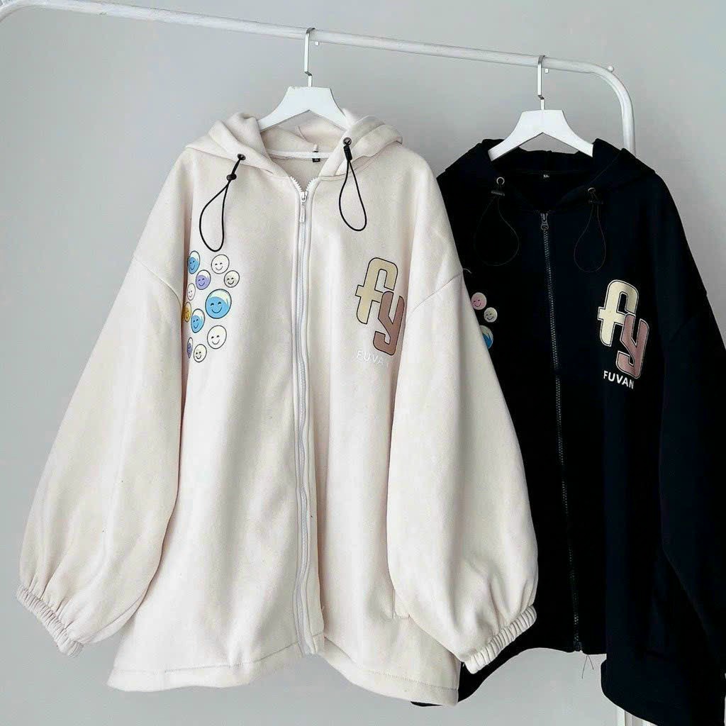 ÁO HOODIE NAM NỮ VẢI NỈ NGOẠI IN HỌA TIẾT 4D - ÁO KHOÁC NHẸ AM NỮ