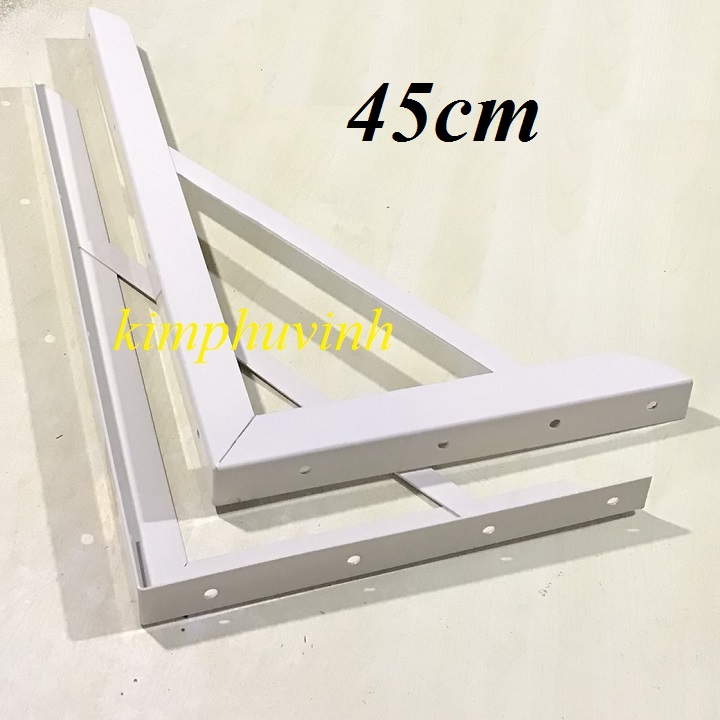 2 cái - 4t5 ke góc bắt kệ - kệ treo tường 45cm - bas bắt tường