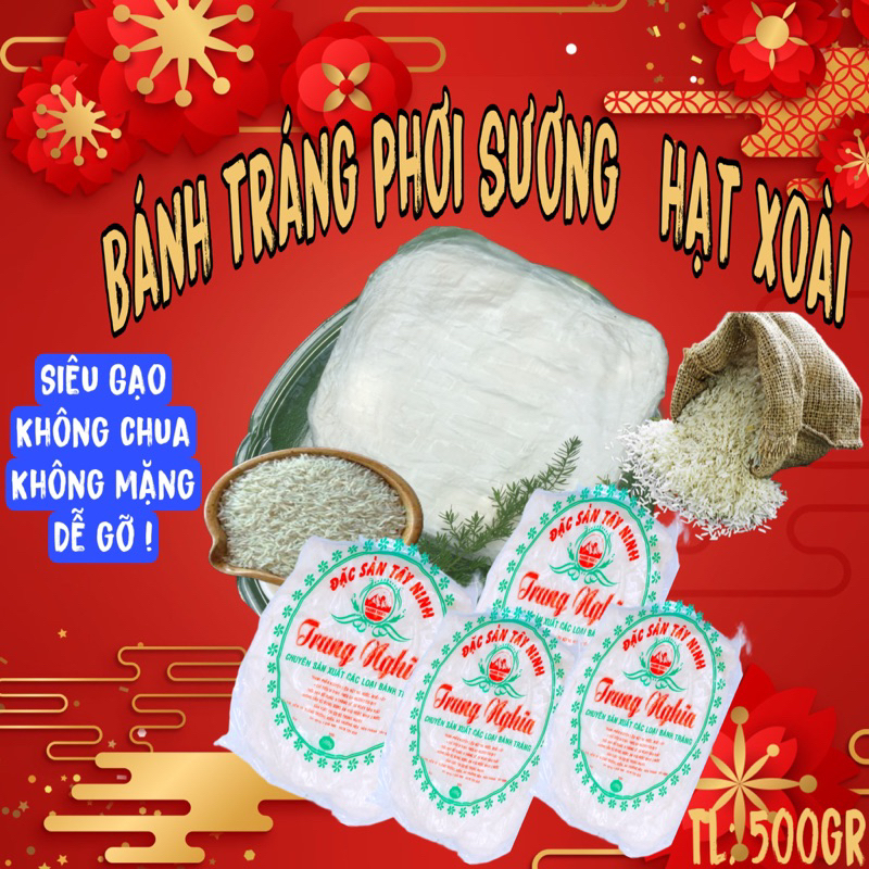 [500G] Bánh Trang Phơi Sương Trung Nghĩa.