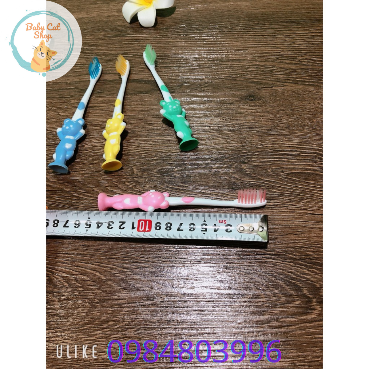 SET 4 Bàn Chải Gấu đánh răng cho bé yêu