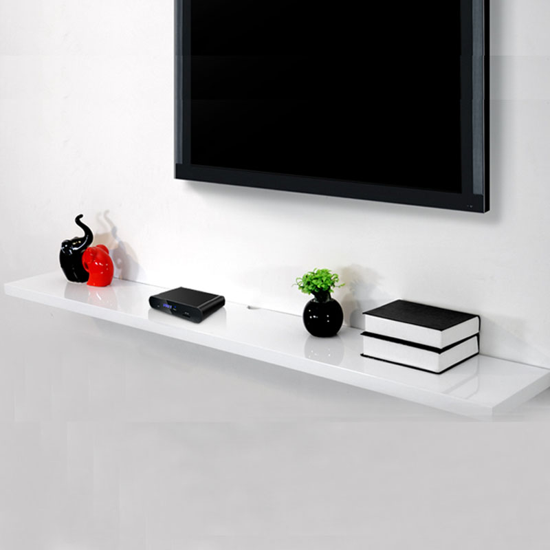 Kệ treo tường Tivi 1 Thanh Ngang ( KT90x20cm) - Kệ Treo Tường Gỗ Lõi Xanh Chống Ẩm +Tặng phụ kiện lắp đặt