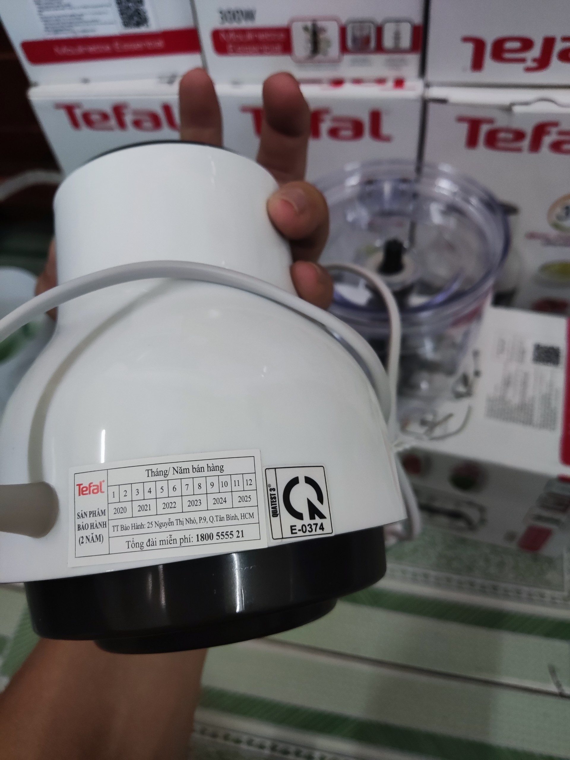 Máy xay thực phẩm Tefal Essential MB520138