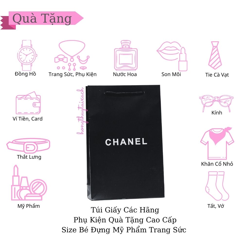 Túi Giấy CN Đen Size Nhỏ 19cm