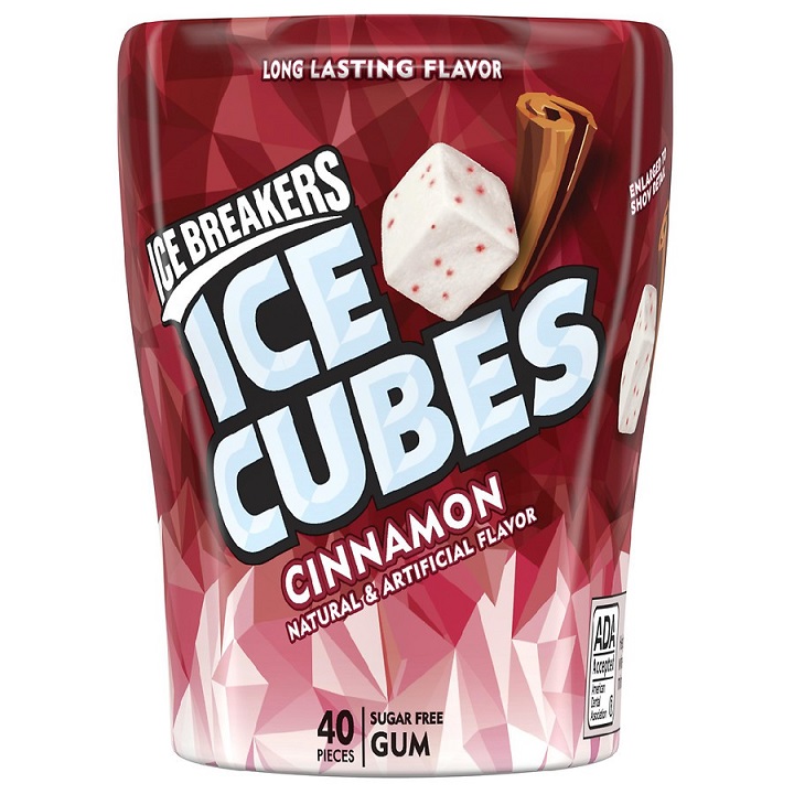 Singum Icebreakers Ice Cubes hộp 40 viên Mỹ. Nhiều vị