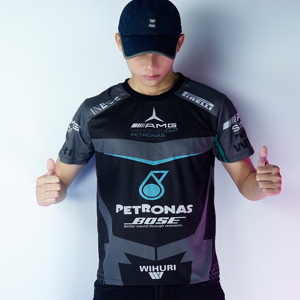 [ÁO TEM XE] Áo Thun AMG T-Shirt Racing Team - Bảo Hành Bung Tróc Vĩnh Viễn