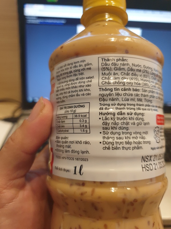 1 litter fried Kewpie sauce bottle (salad dressing sauce)