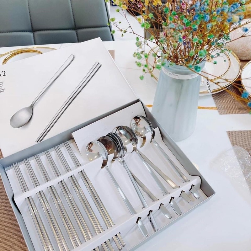 Hộp SET 12 ĐŨA THÌA INOX ĐỨC CỰC SỊN Mới 2022