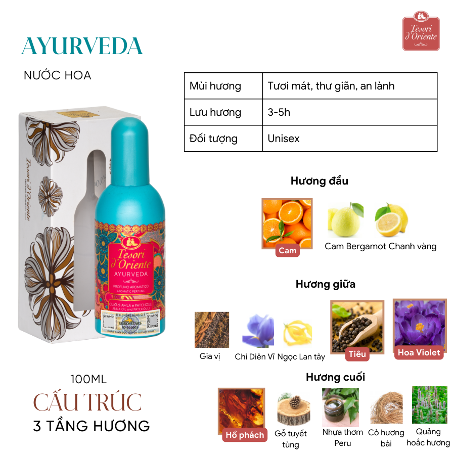 Nước hoa Tesori d'Oriente 100ml chính hãng