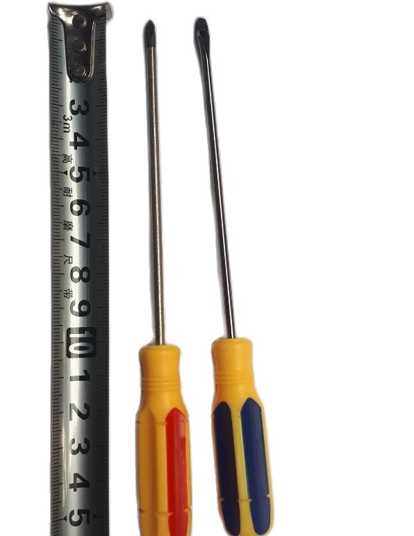 (Combo 2 chiếc) tô vít nhỏ gồm 1 chiếc 2 cạnh  và 1 chiếc 4 cạnh dài 10cm  thân phi 3mm