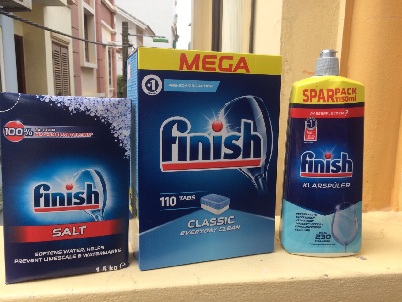 Viên Rửa Bát Finish Đức 110 viên - Dùng cho Máy rửa bát