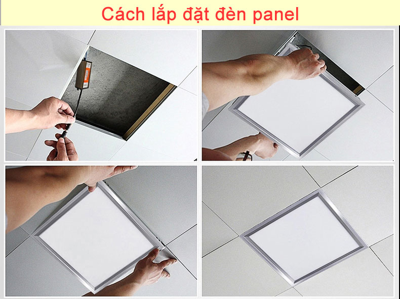 Bộ đèn led Panel 600 x 600mm 48w 60w 68w