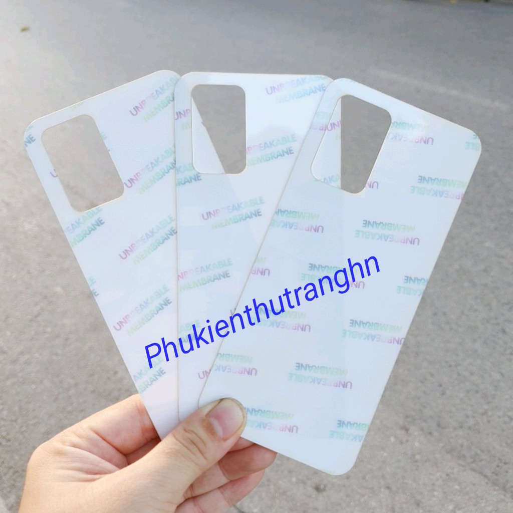 Miếng dán PPF mặt sau REALME GT 5G / GT NEO / Q3 / Q3 PRO/GT NEO FLASH 5G trong suốt siêu dính ánh cầu vồng, chống trầy xước cực tốt