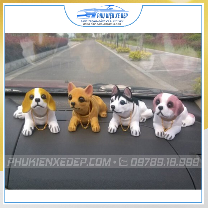 Chó lắc lư trên xe hơi- Bernad
