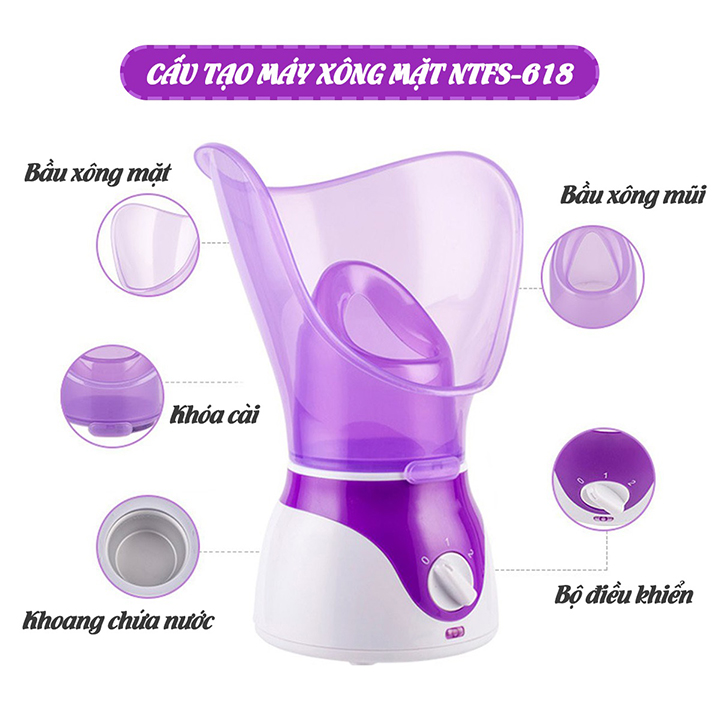 MÁY XÔNG HƠI MẶT NTFS-618