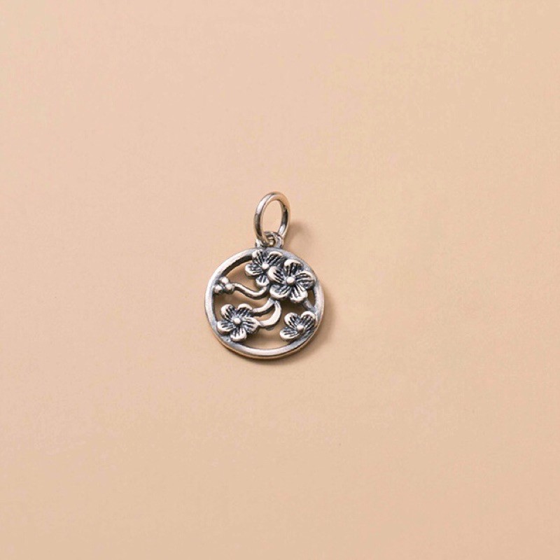 [S925] Charm bạc hoa - MH647
