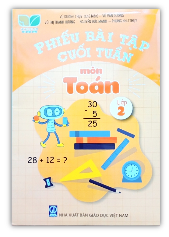 Sách - phiếu bài tập cuối tuần môn toán - lớp 2
