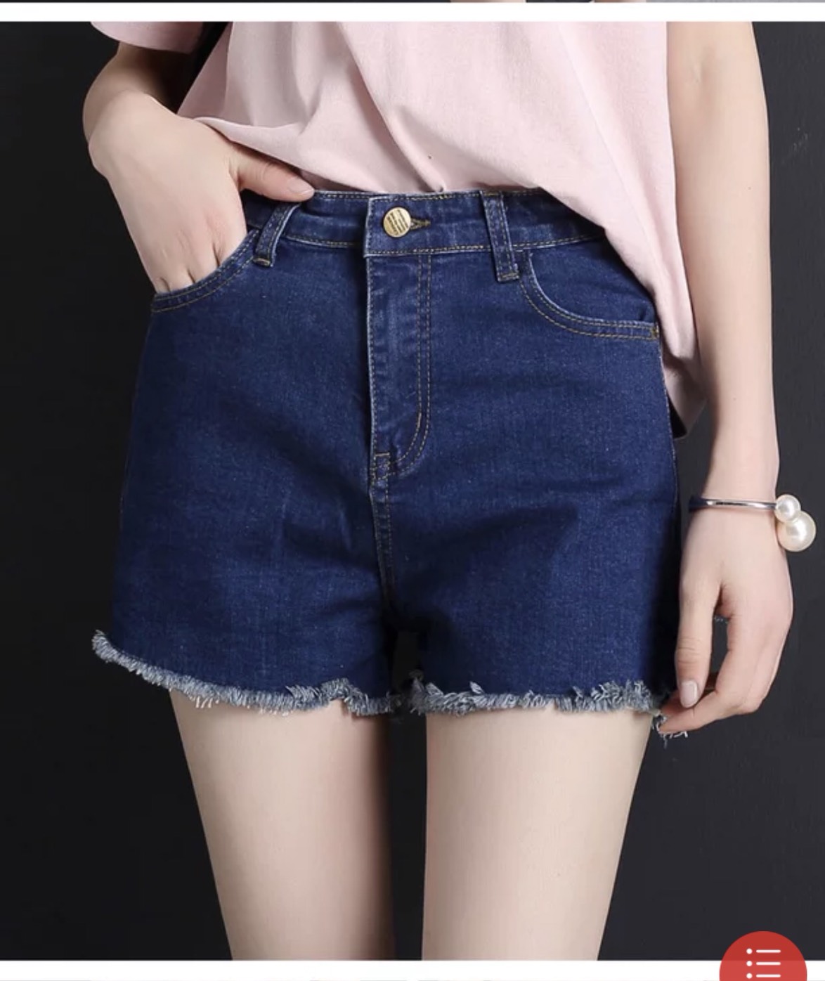 Quần Short Jeans Nữ Co Giãn