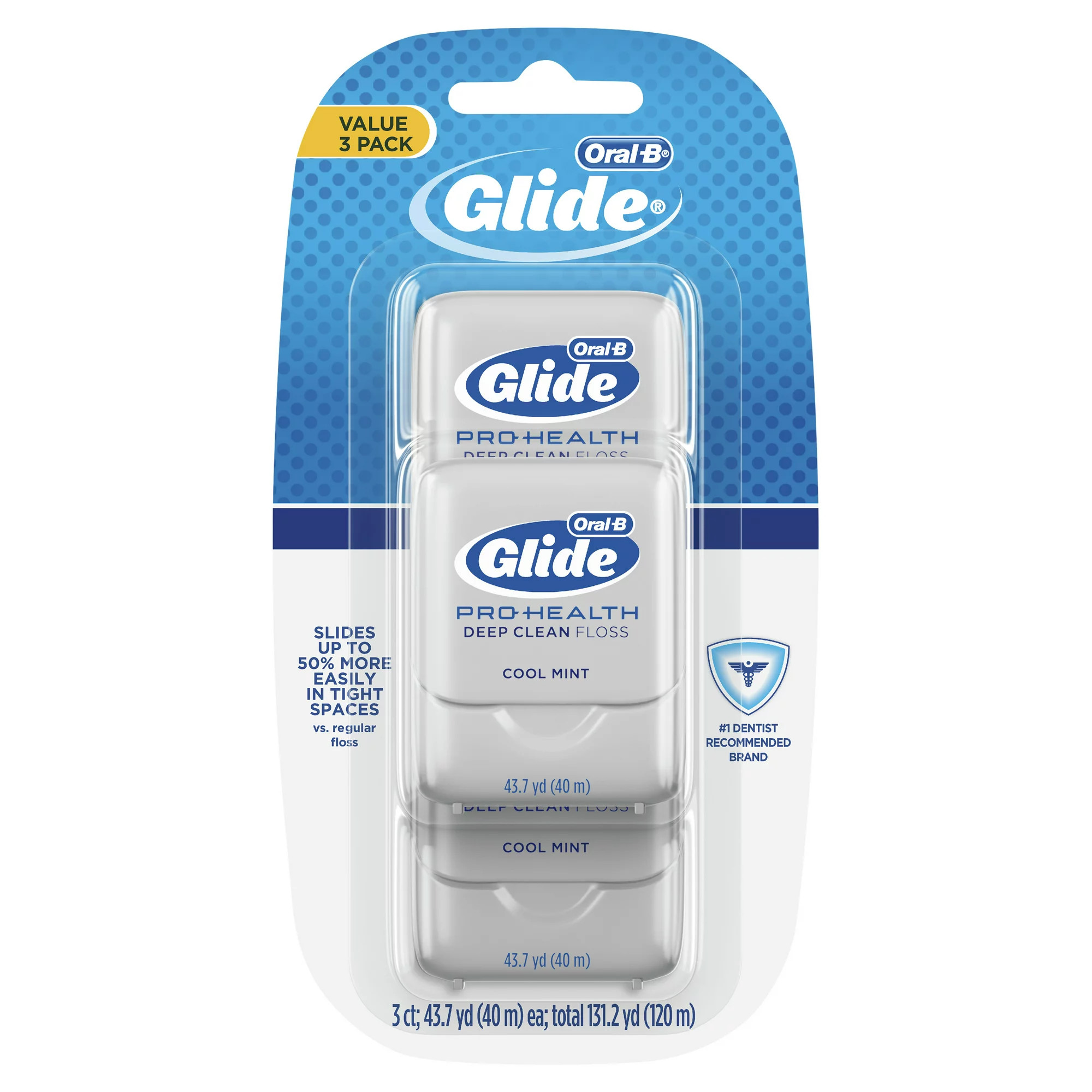 Chỉ nha khoa Oral-B Glide Advanced hương bạc hà [Hàng Mỹ]