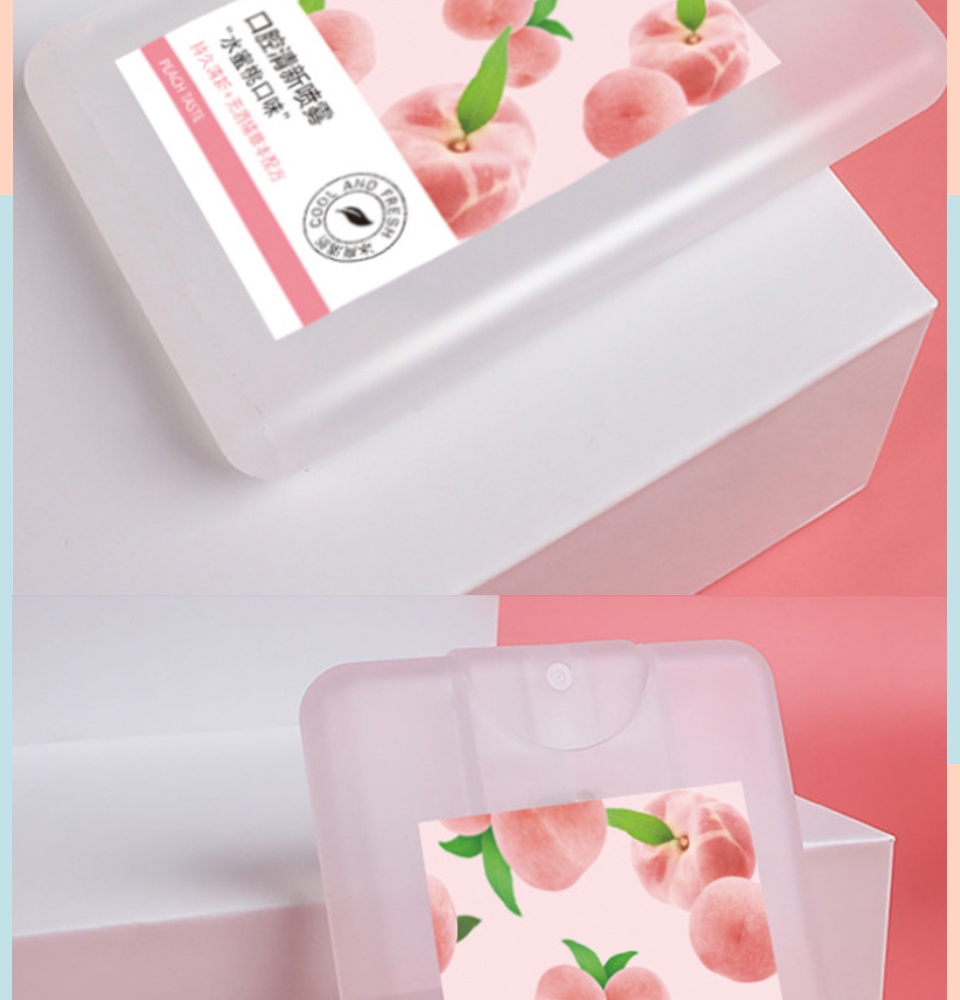 Xịt Thơm Miệng Heyxi Vị Đào Trà Xanh Thơm Mát XTM
