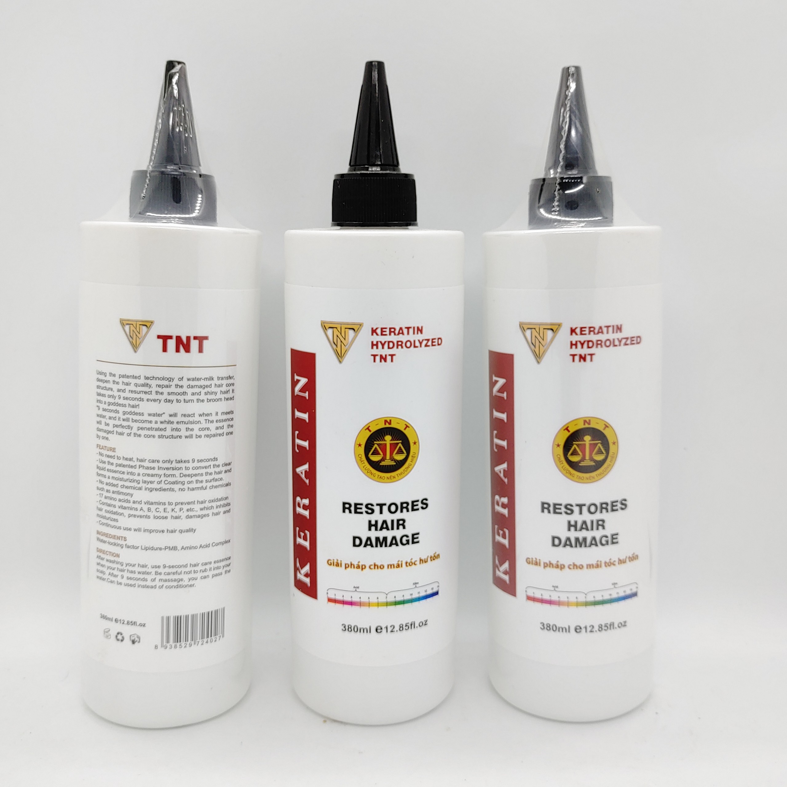 Hấp Thủy Phân Siêu Phục Hồi Tóc Keratin TNT 380ML