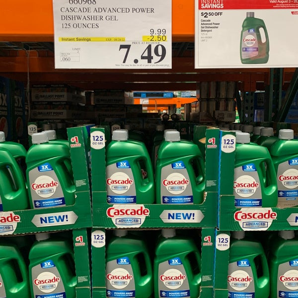 Viên Rửa Chén Nước rửa chén Cascade Complete Patinum Dishwasher Detergent HÀNG MỸ (CHUẨN COSTCO USA)