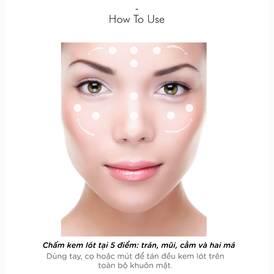 Kem lót VACCI kiềm dầu cao cấp VACCI Make up Base – SPF 10+/PA+++