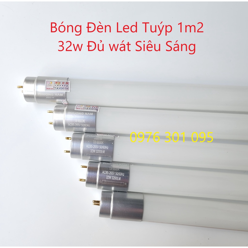 [Cao Cấp] Bóng tuýp led 1m2 - 32w siêu sáng ( đầu nhôm tản nhiệt tốt )