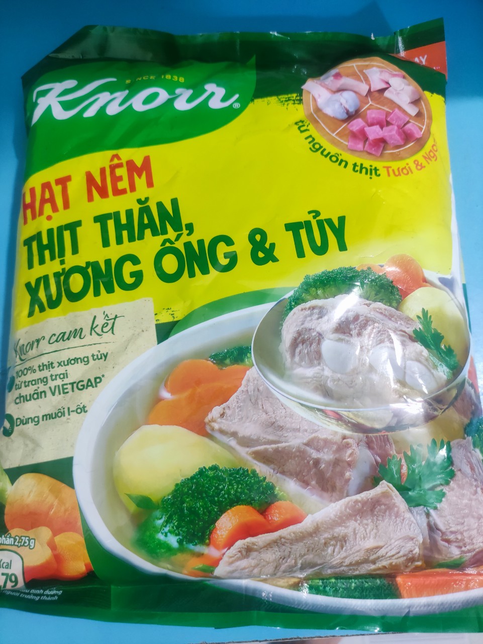 Hạt nêm Knorr túi 1kg8
