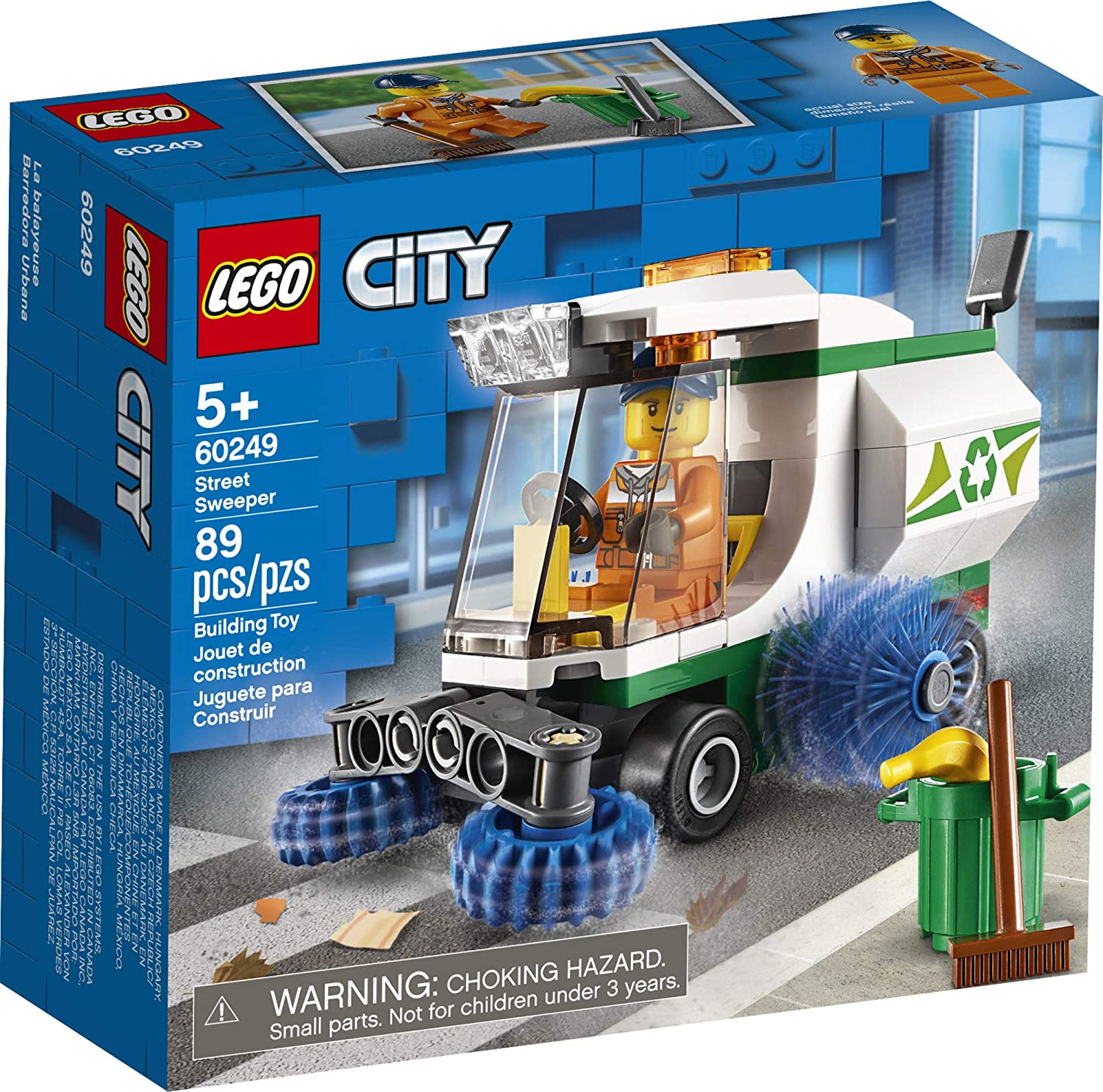 Đồ chơi LEGO CITY - Xe Quét Đường - 60249